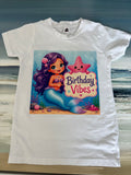 Mermaid Birthday Vibes Youth XS