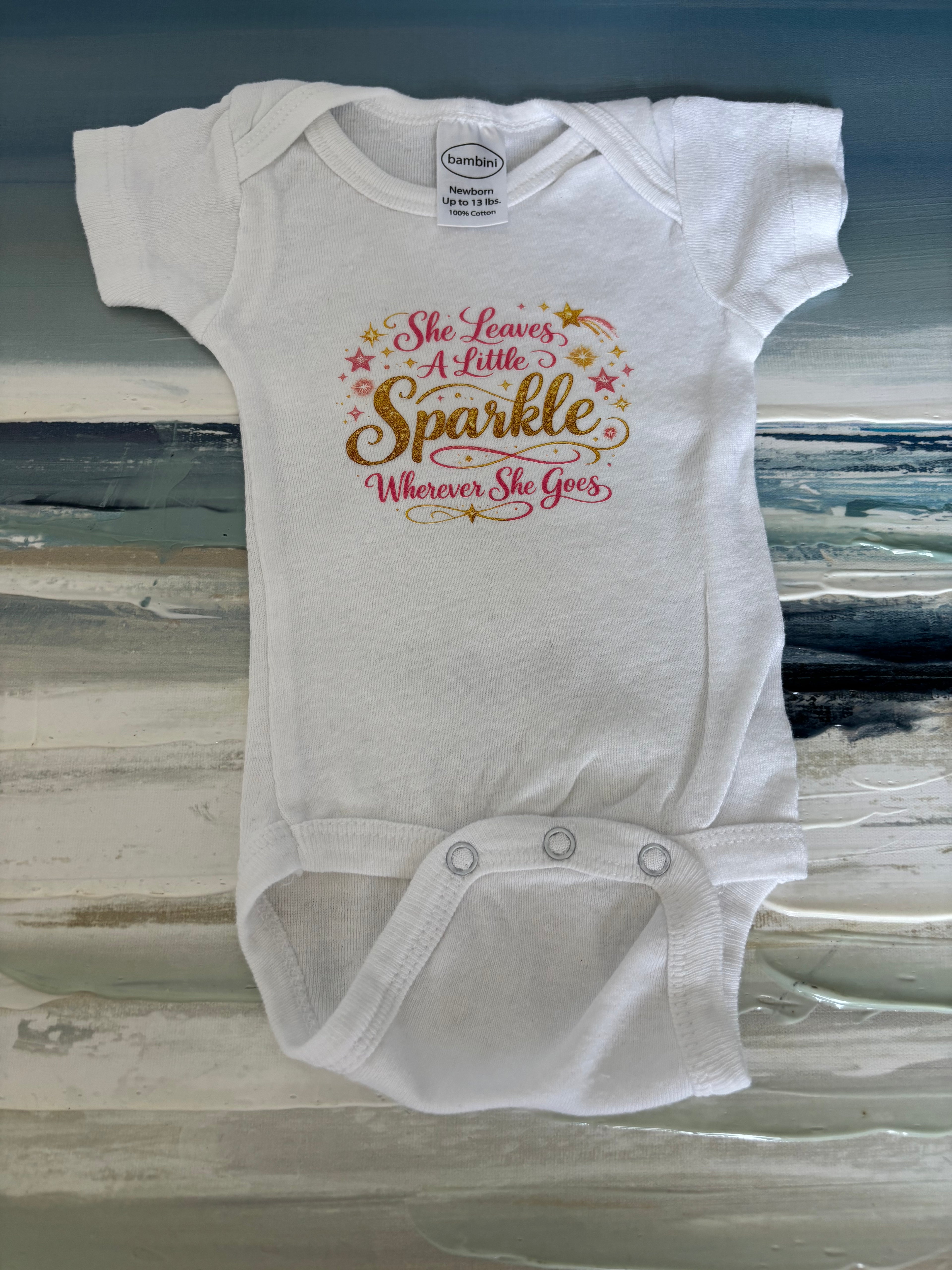 She Leaves Sparkle Newborn (Size up to 13lbs)